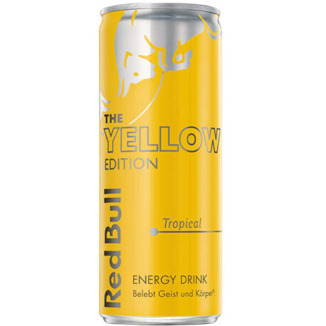 Red Bull Energy Drink, gelb, Tropical, 250ml