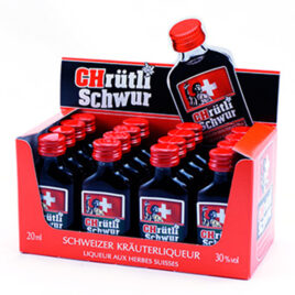 CHrütli Schwur-Kräuterlikör-Shot-2 cl- 30% Schweiz
