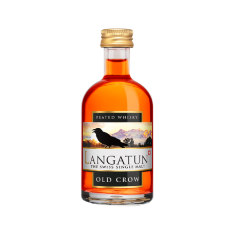 Langatun Whisky, Miniatur 5cl, old crow