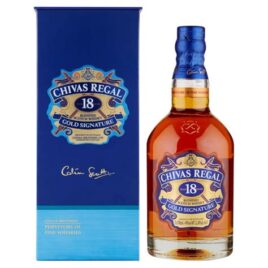 Chivas Regal blended Scotch Old Signature 18J. 40% vol. 70cl Schottland